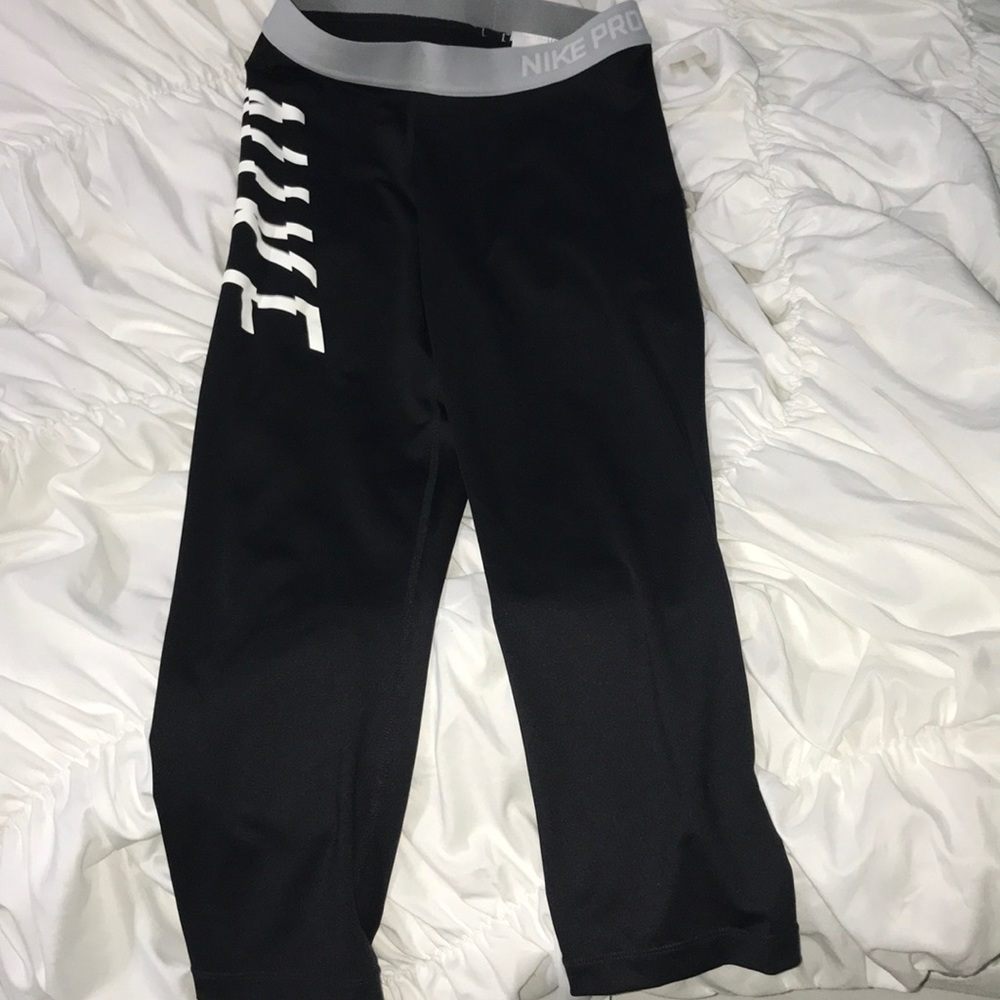 Nike leggings black white grey